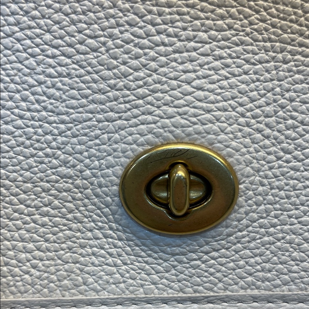 Coach Cream Crossbody Bag with Gold Accents - Picture 5 of 9